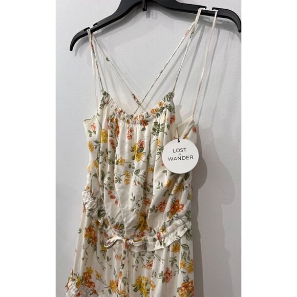 New LOST + WONDER Size M BIG ESCAPE MAXI DRESS Floral Tiered Dress - Picture 15 of 15